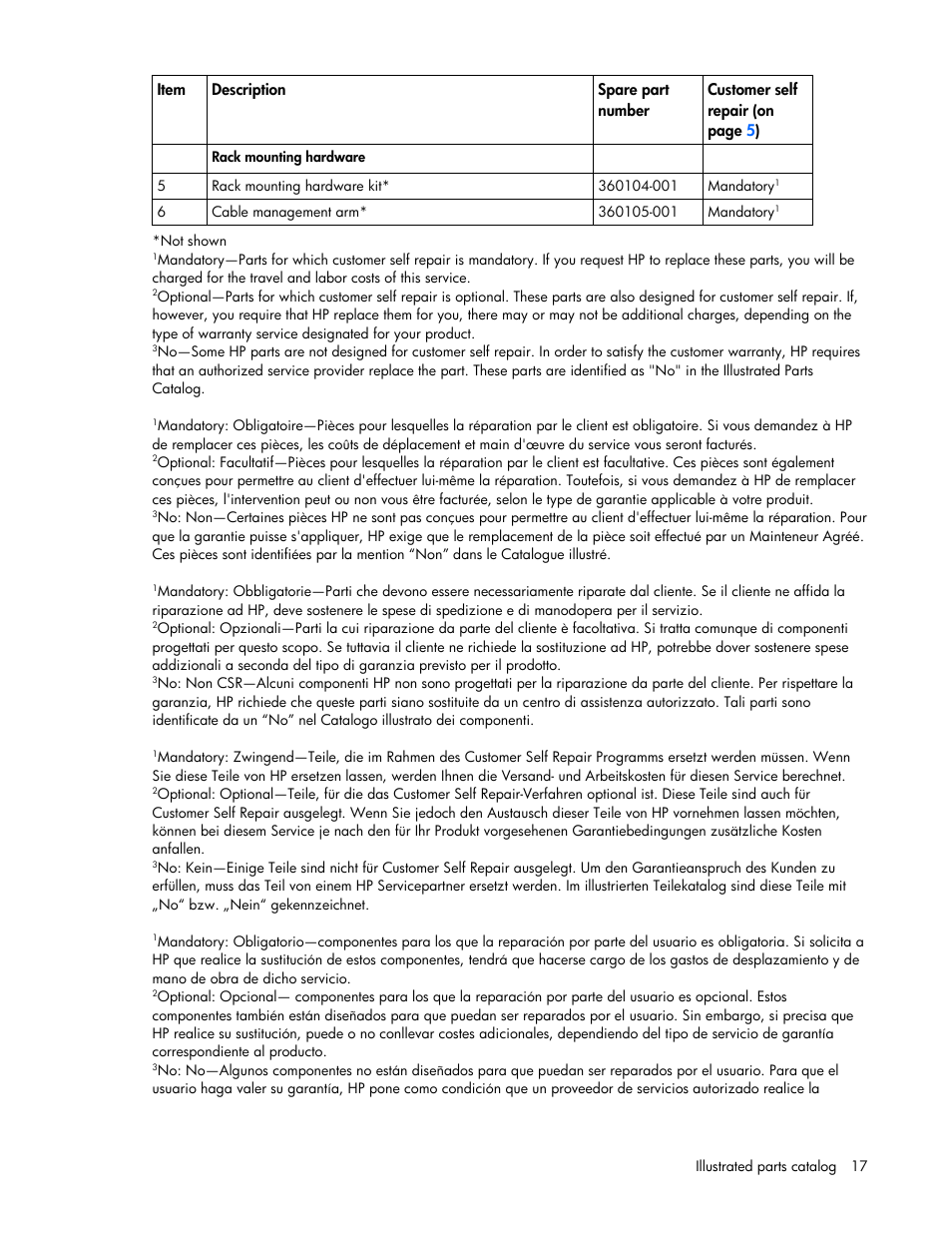 HP DL365 User Manual | Page 17 / 85