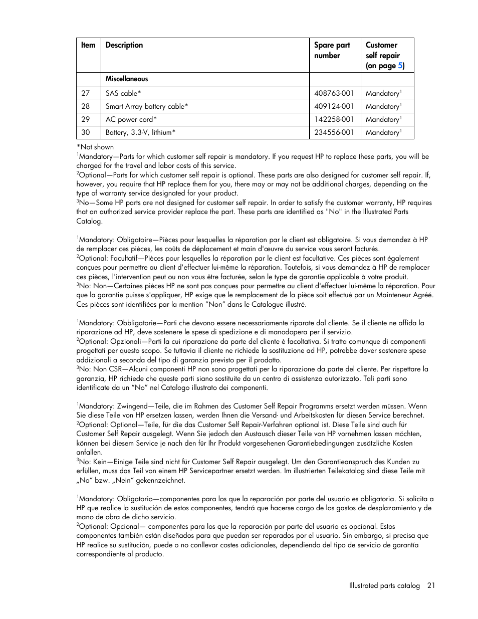 HP DL365 User Manual | Page 21 / 85