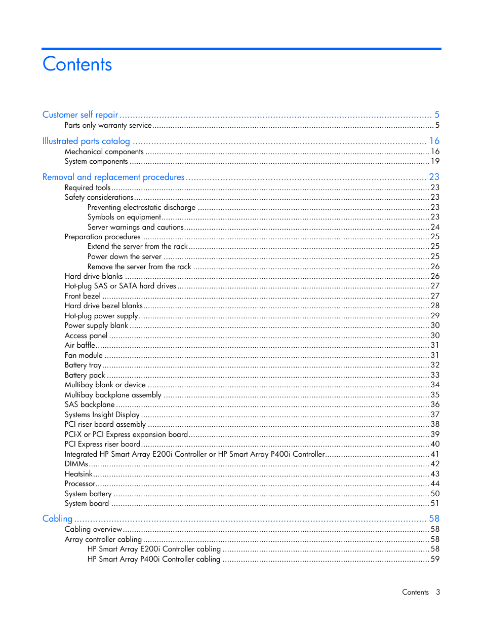 HP DL365 User Manual | Page 3 / 85