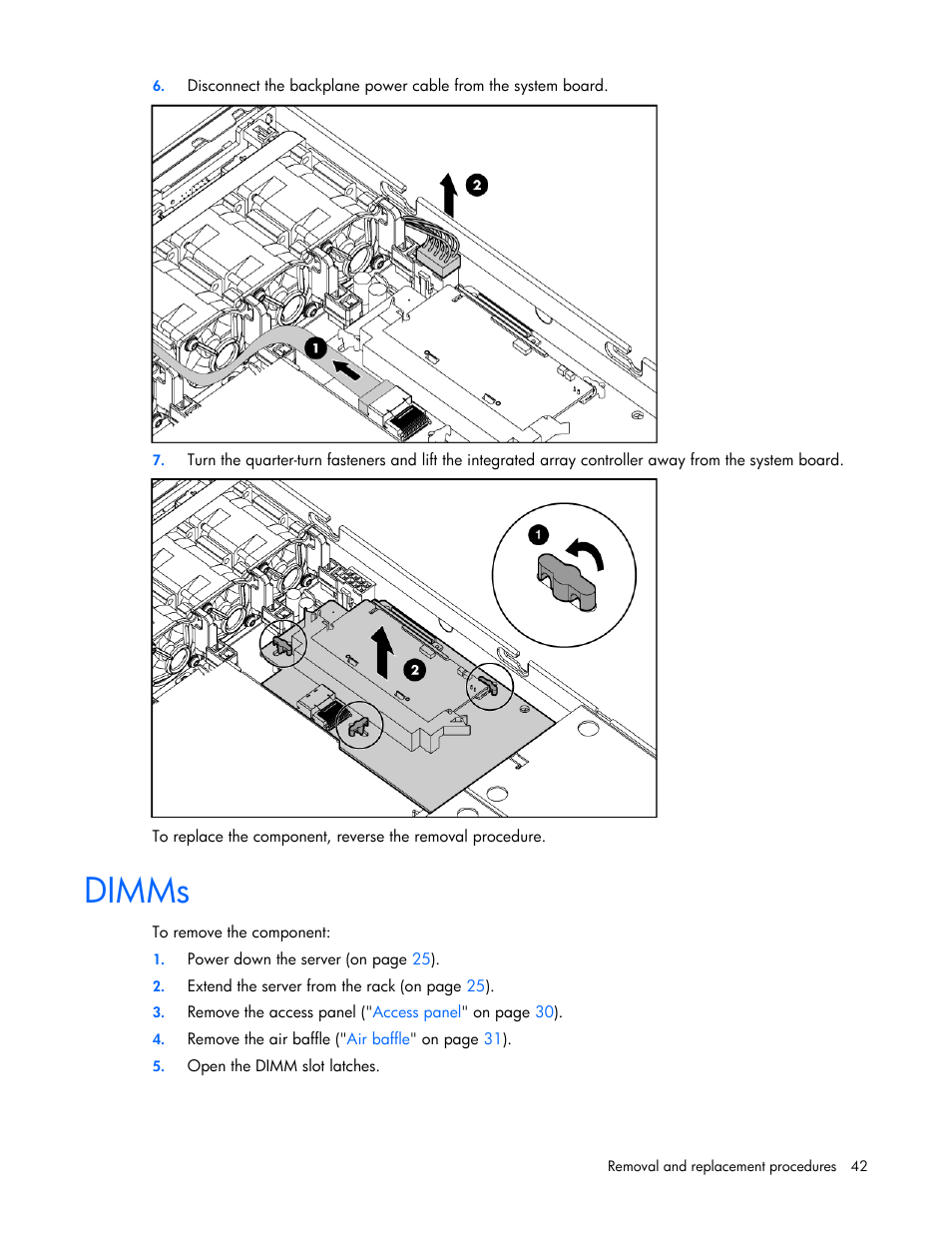 Dimms | HP DL365 User Manual | Page 42 / 85