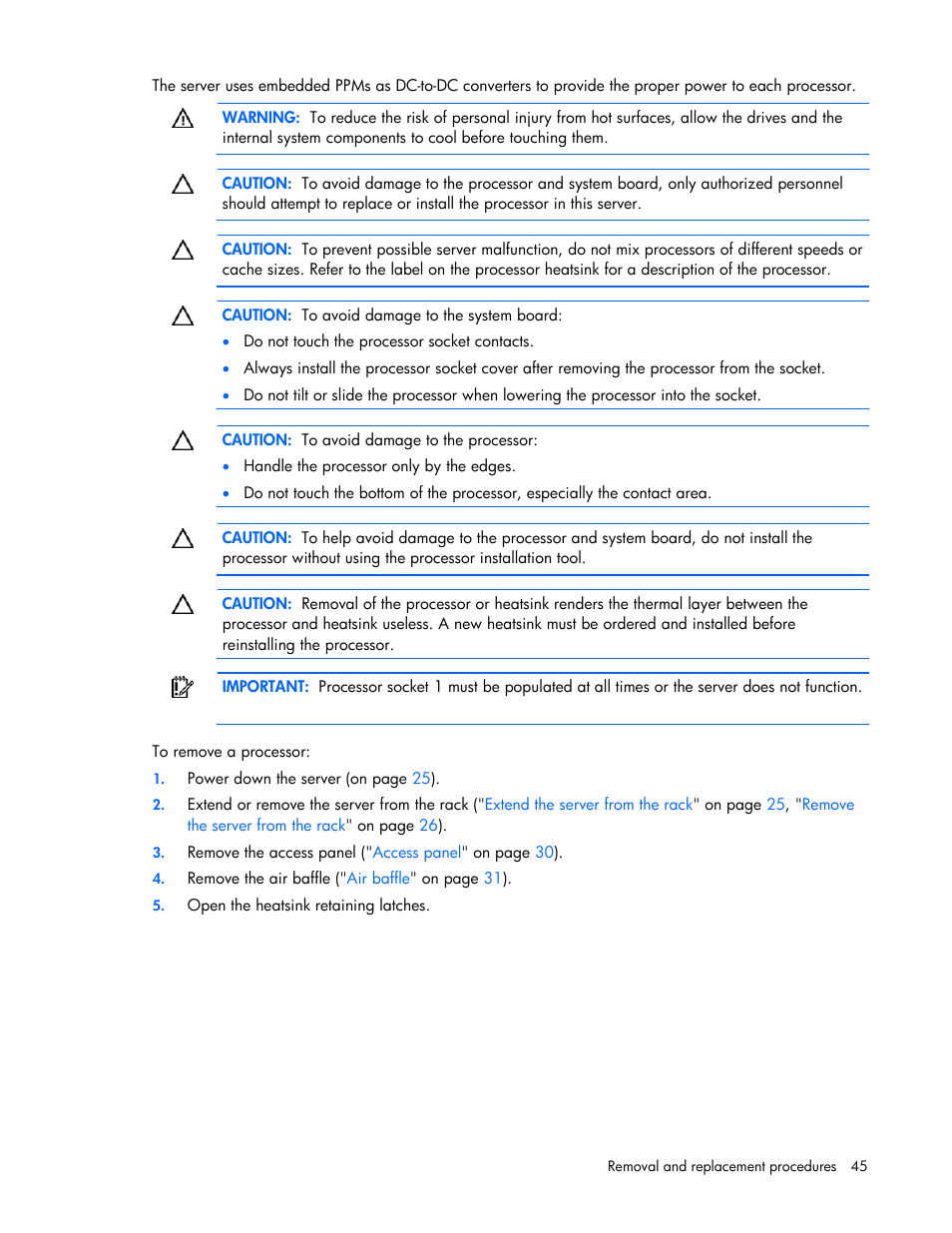 HP DL365 User Manual | Page 45 / 85