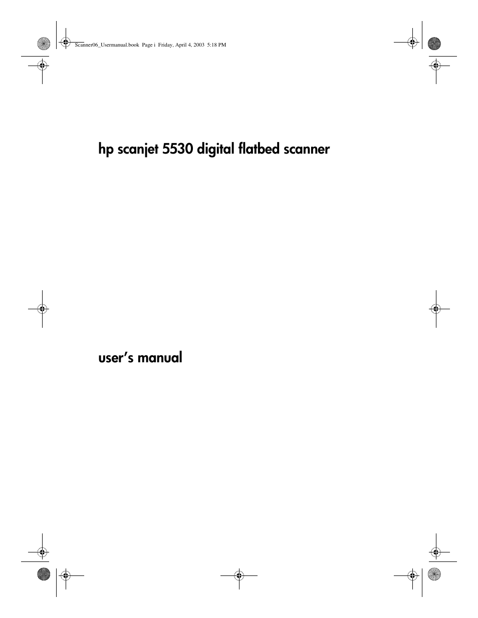 HP 5530 User Manual | Page 3 / 38