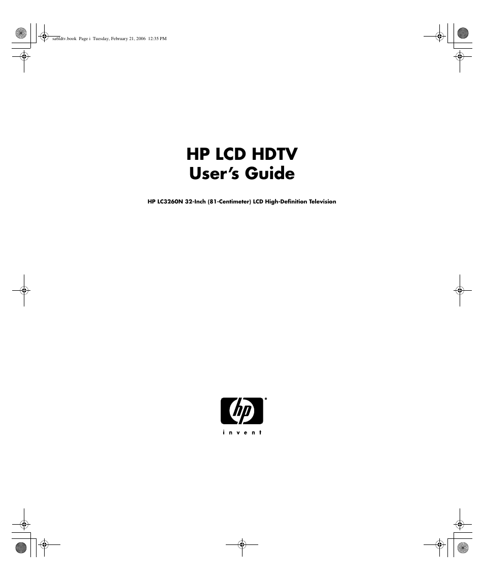 HP LC3260N User Manual | 174 pages