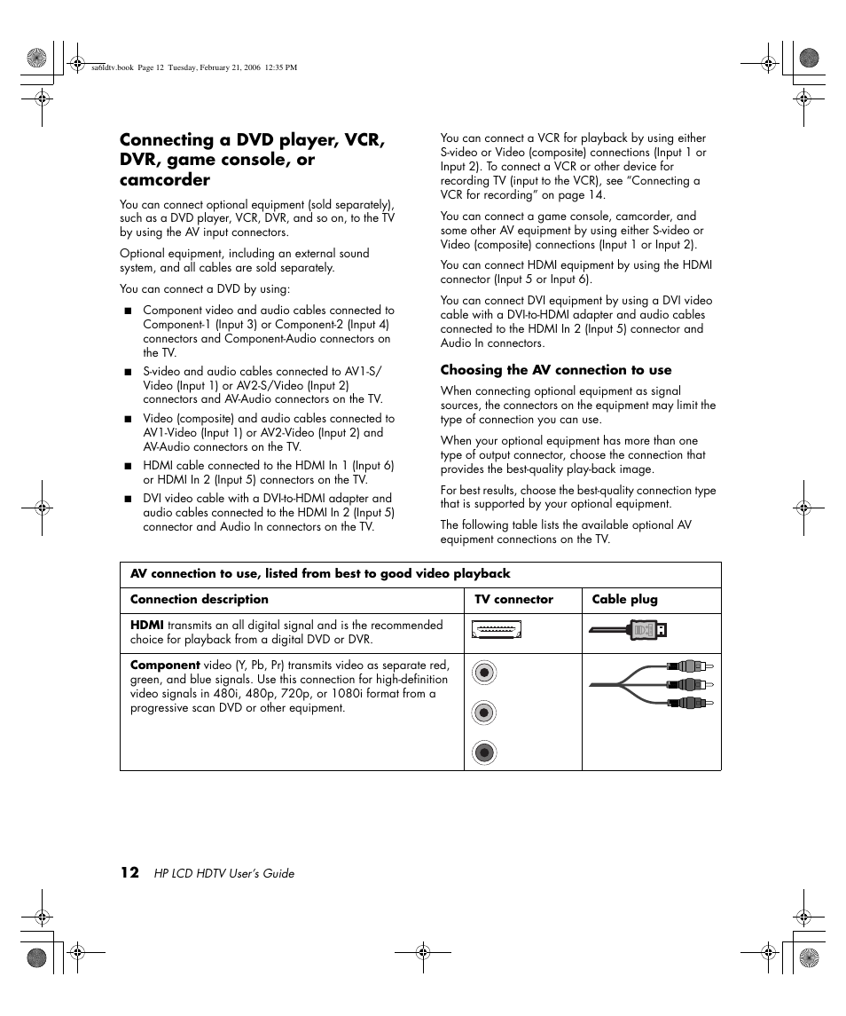 HP LC3260N User Manual | Page 22 / 174