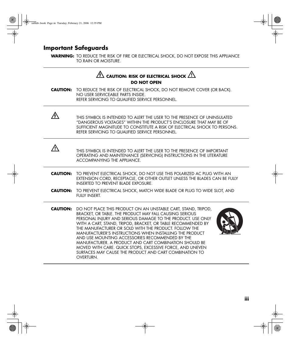 HP LC3260N User Manual | Page 3 / 174