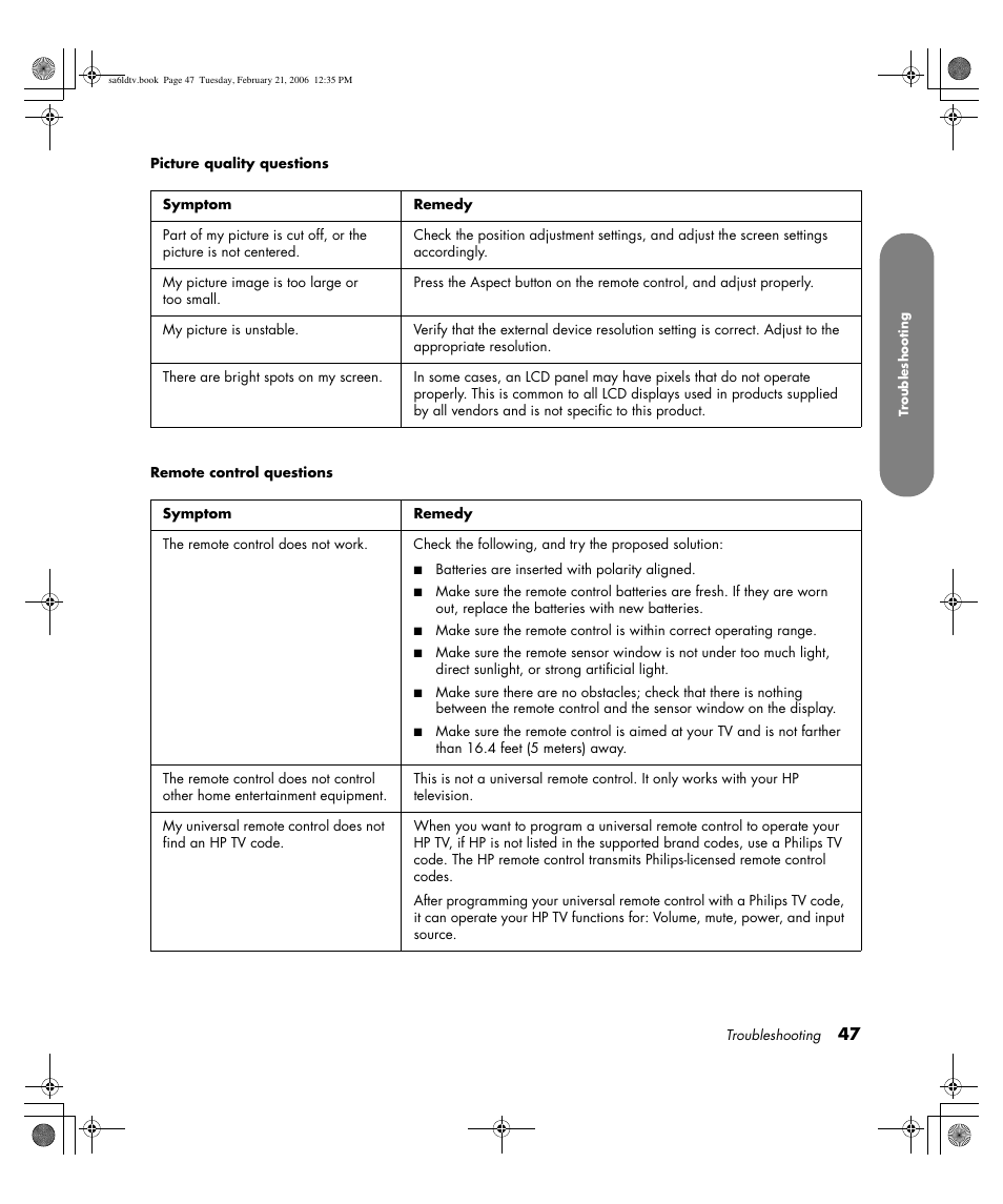 HP LC3260N User Manual | Page 57 / 174