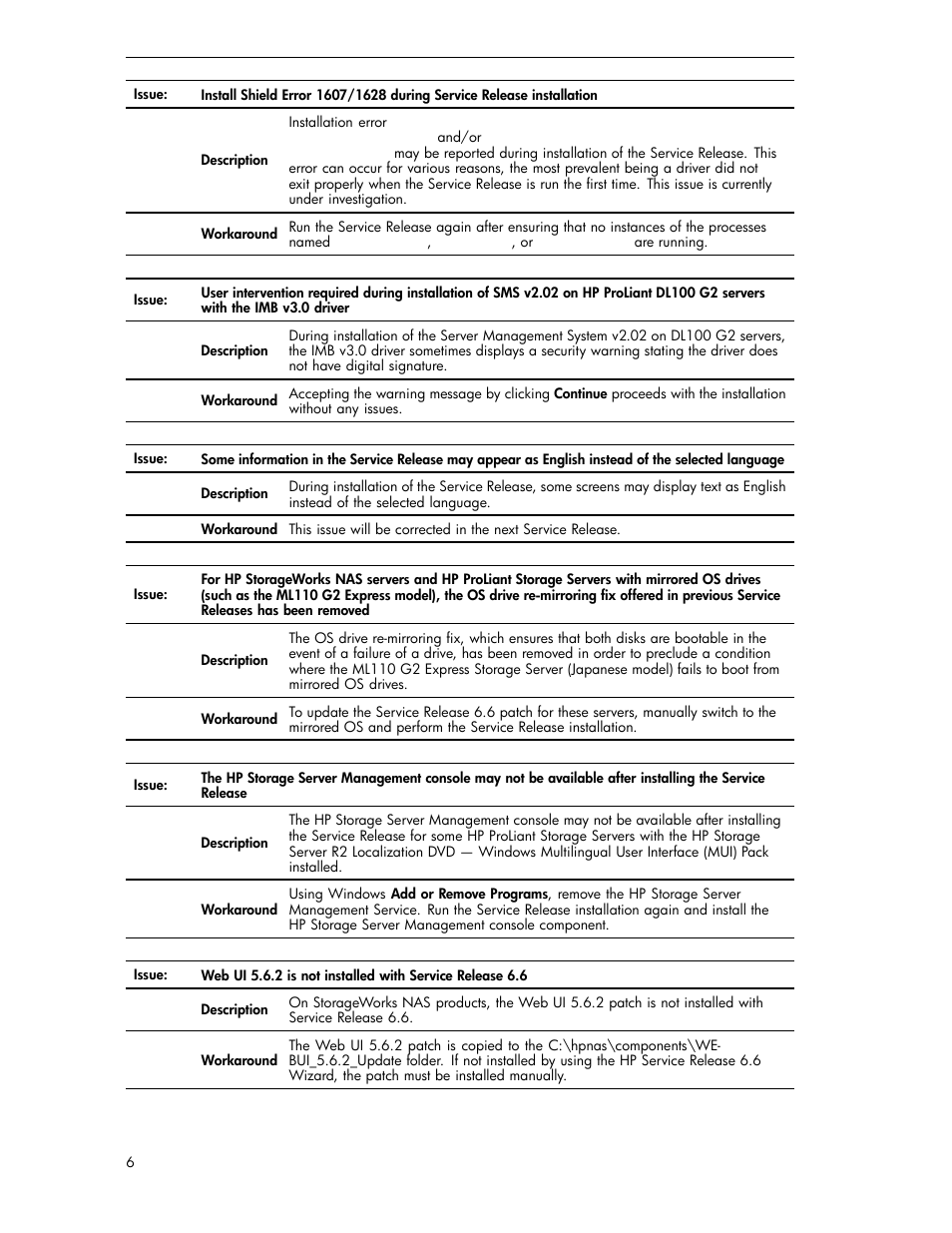 HP PROLIANT 56976839 User Manual | Page 6 / 16