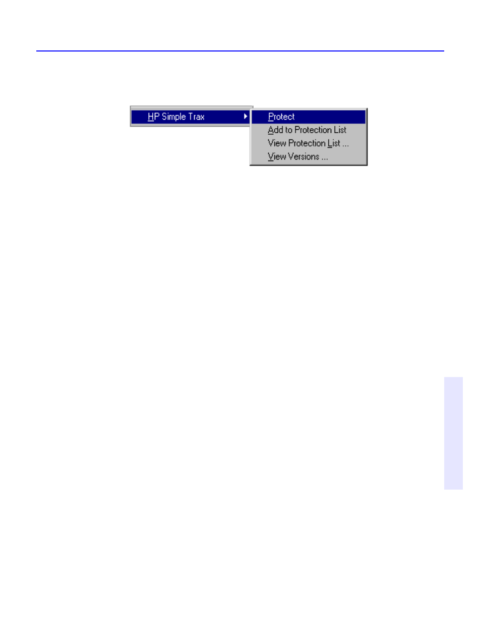 Creating a protection list | HP C4380-90100 User Manual | Page 73 / 188