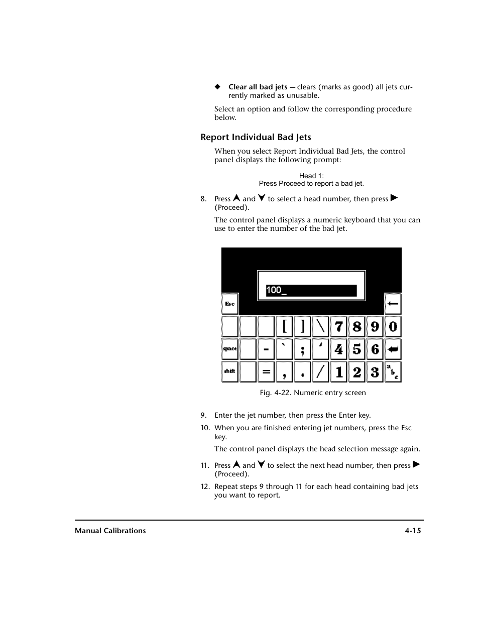 Report individual bad jets | HP 0706124 REV B User Manual | Page 103 / 150