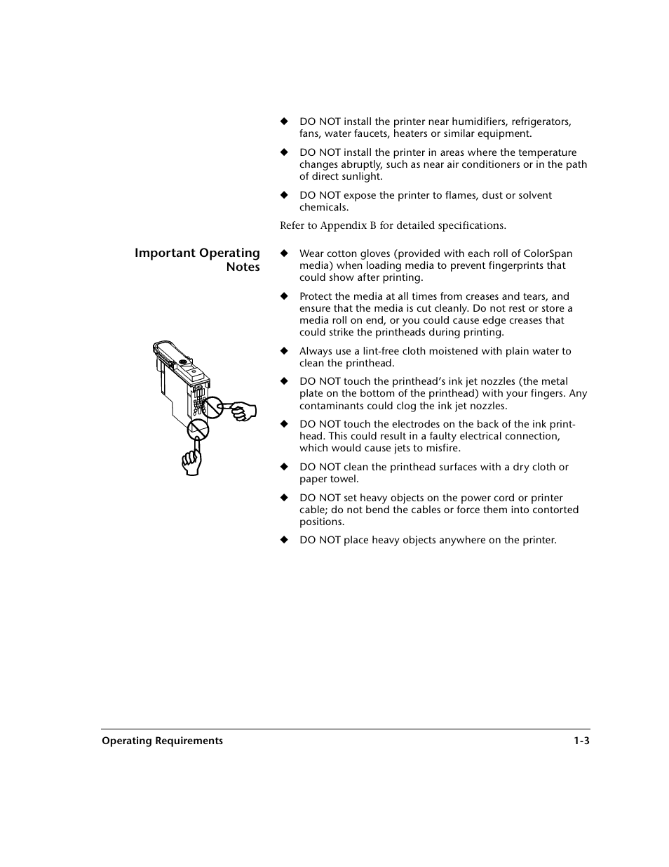 Important operating notes, Important operating notes -3 | HP 0706124 REV B User Manual | Page 15 / 150