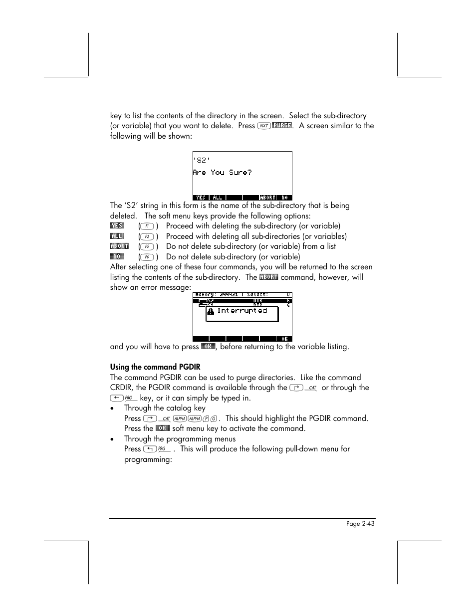 HP 48gII User Manual | Page 101 / 864