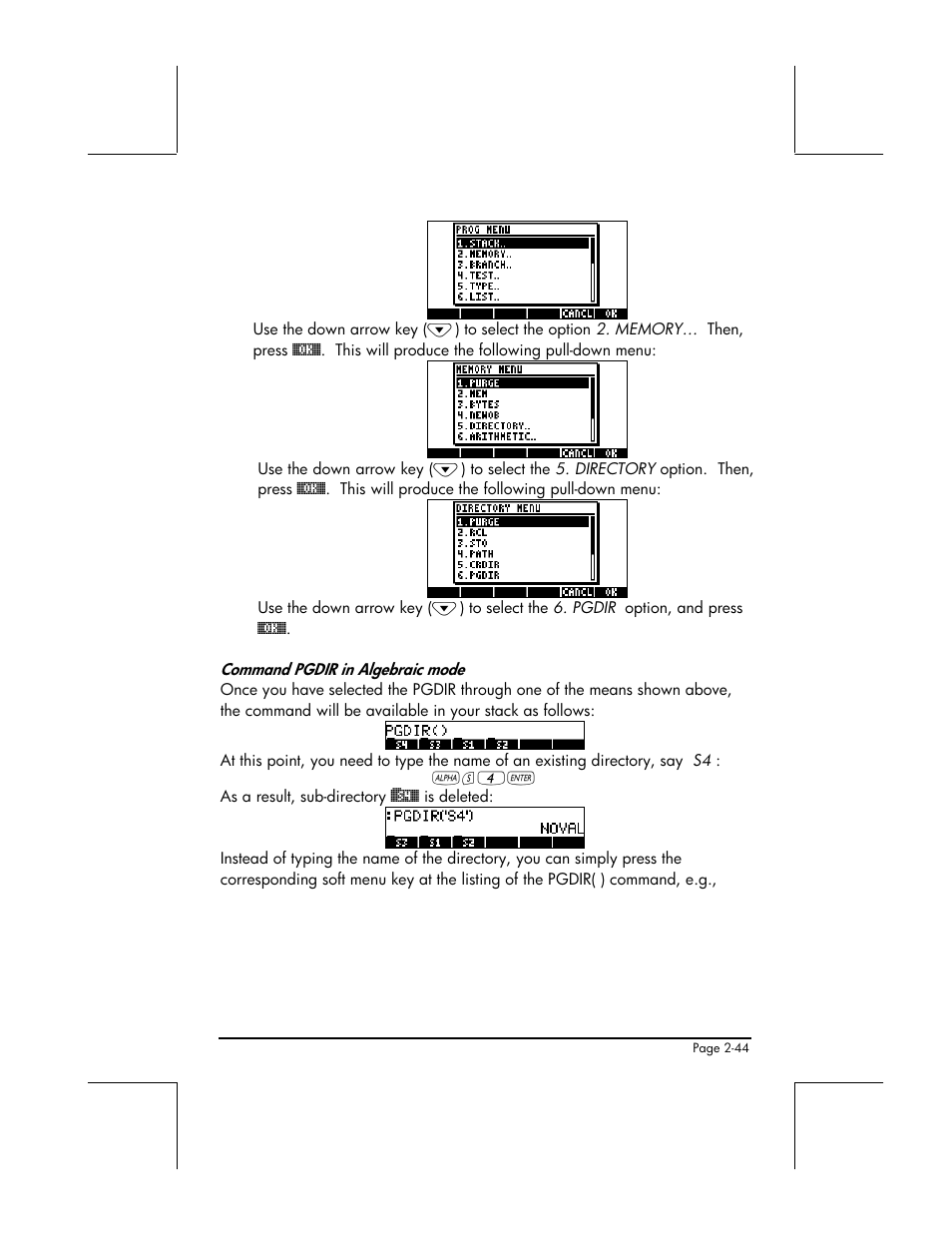HP 48gII User Manual | Page 102 / 864