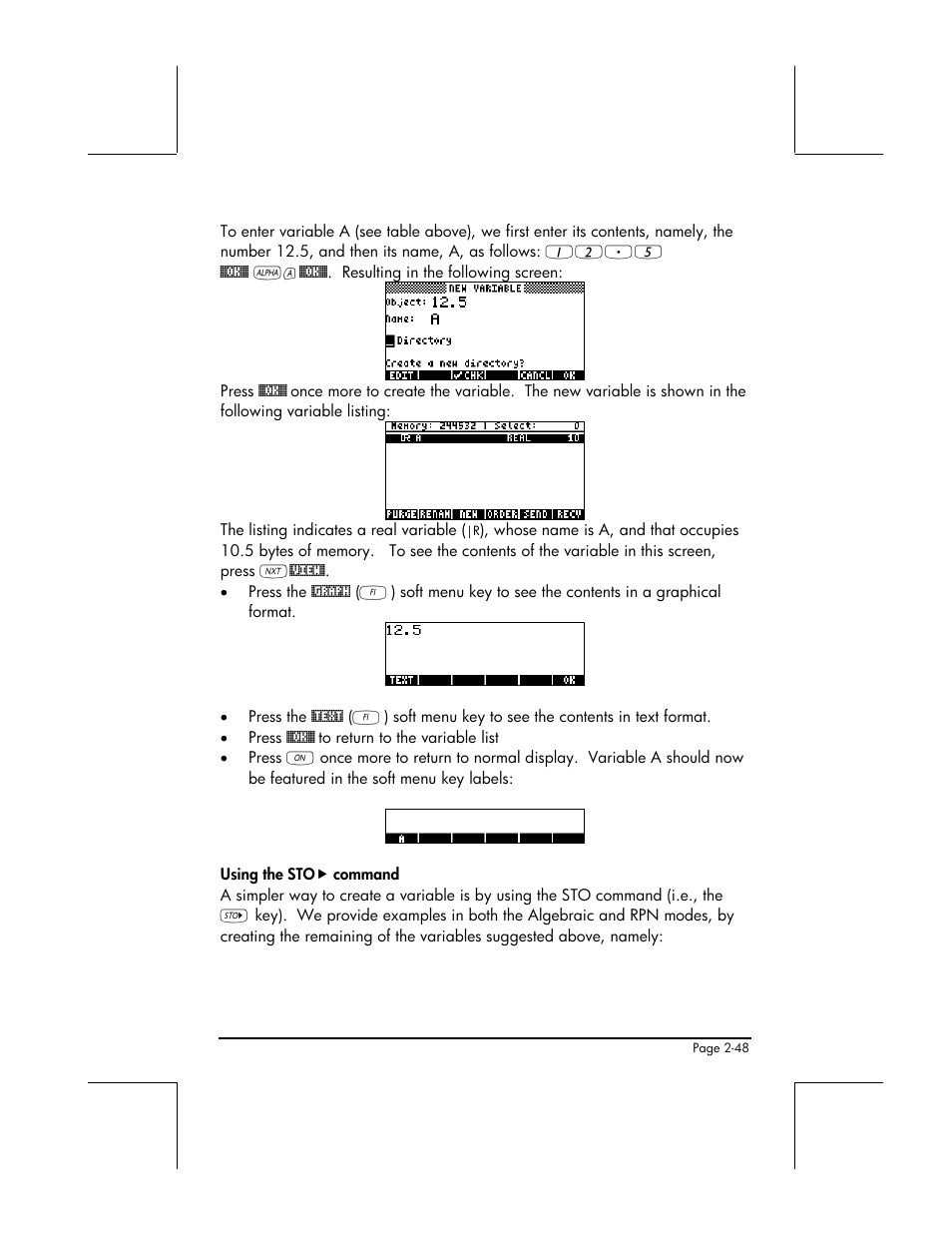 HP 48gII User Manual | Page 106 / 864