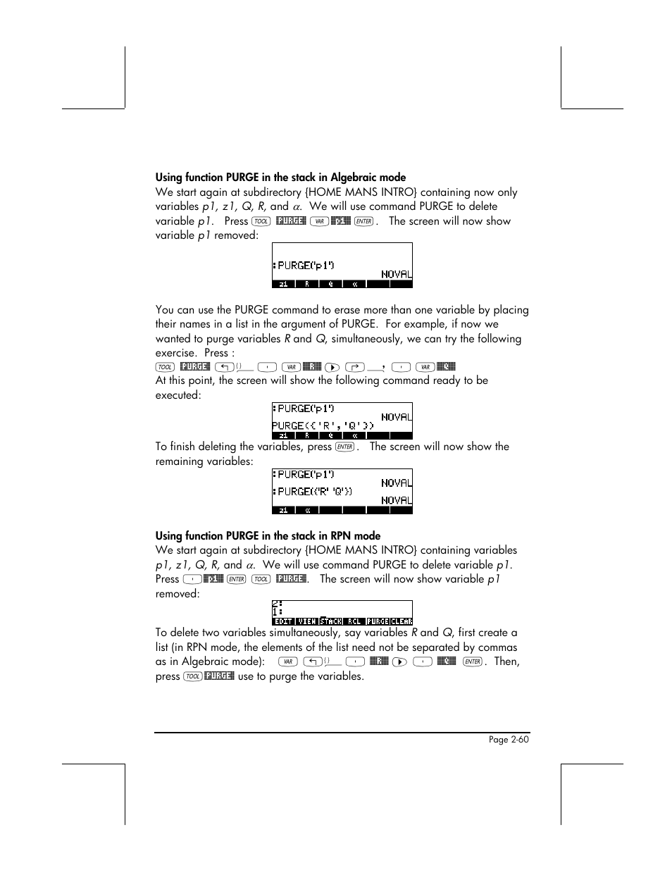 HP 48gII User Manual | Page 118 / 864