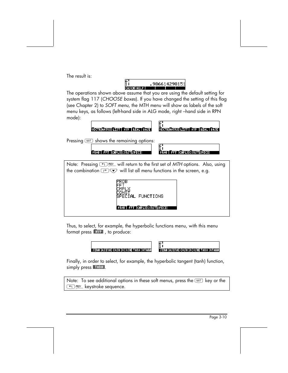 HP 48gII User Manual | Page 135 / 864