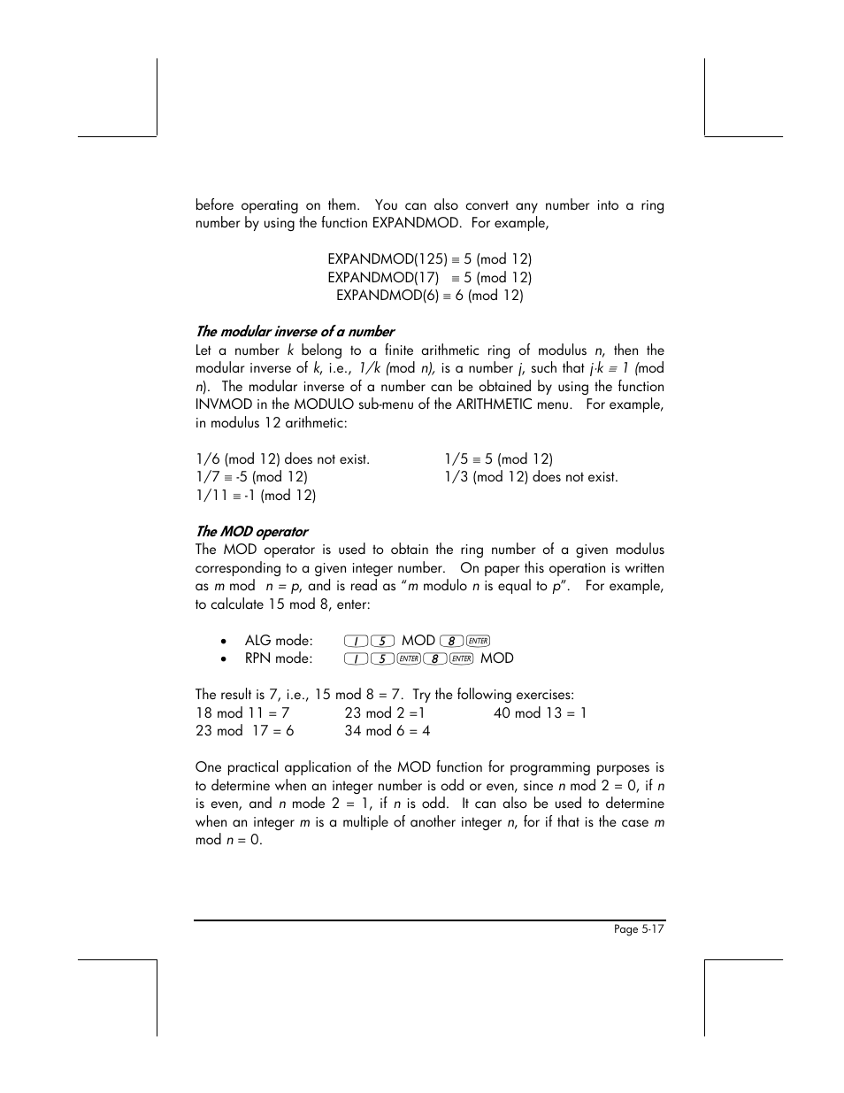 HP 48gII User Manual | Page 188 / 864