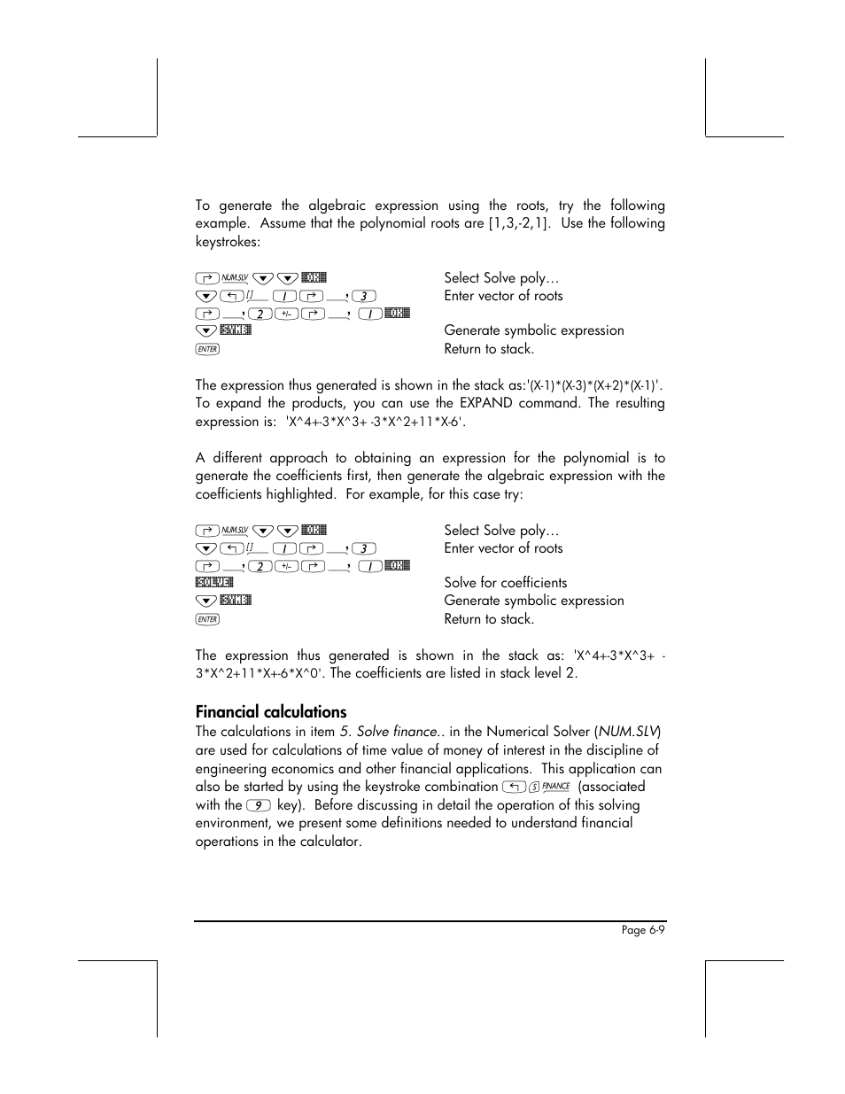 Financial calculations | HP 48gII User Manual | Page 210 / 864