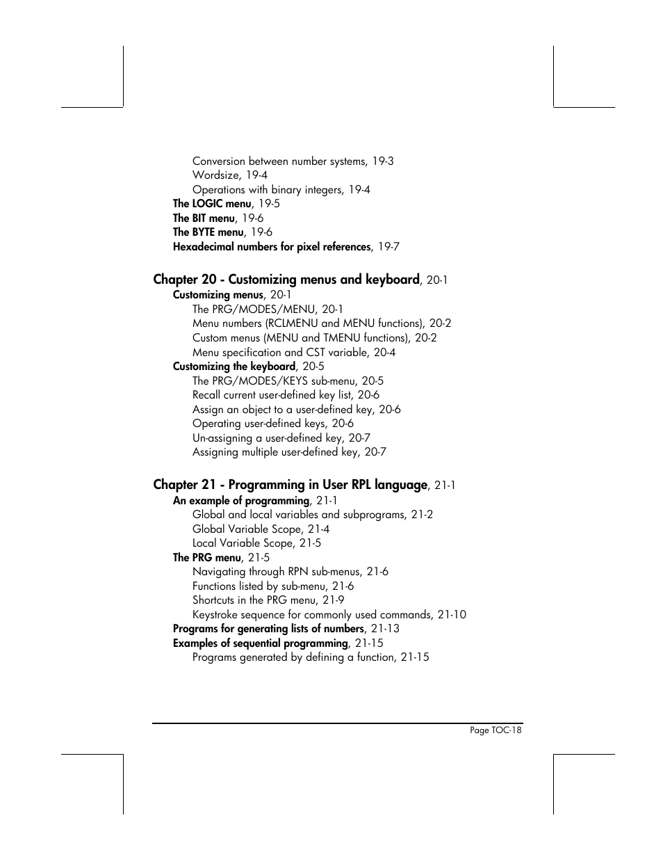 HP 48gII User Manual | Page 22 / 864