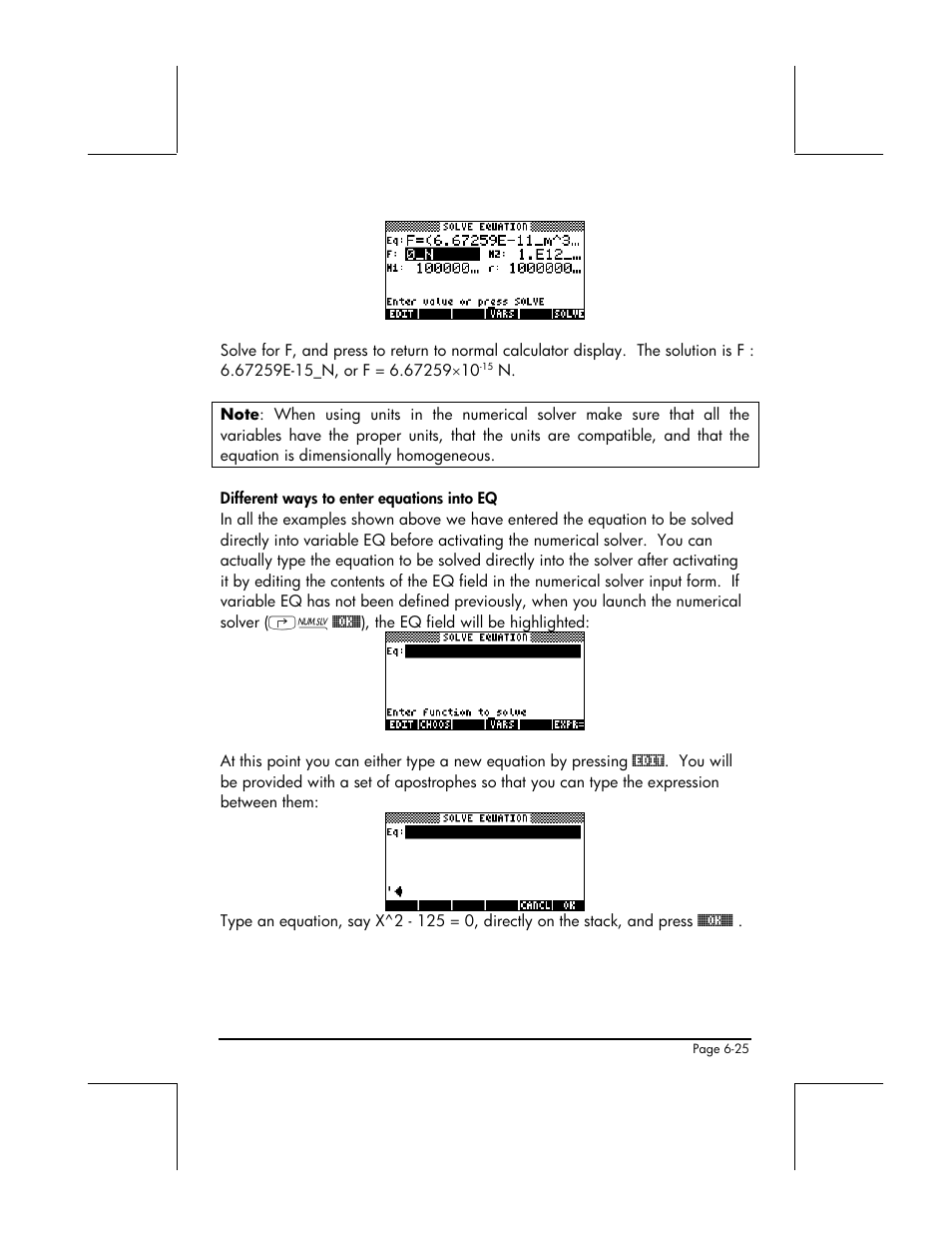 HP 48gII User Manual | Page 226 / 864