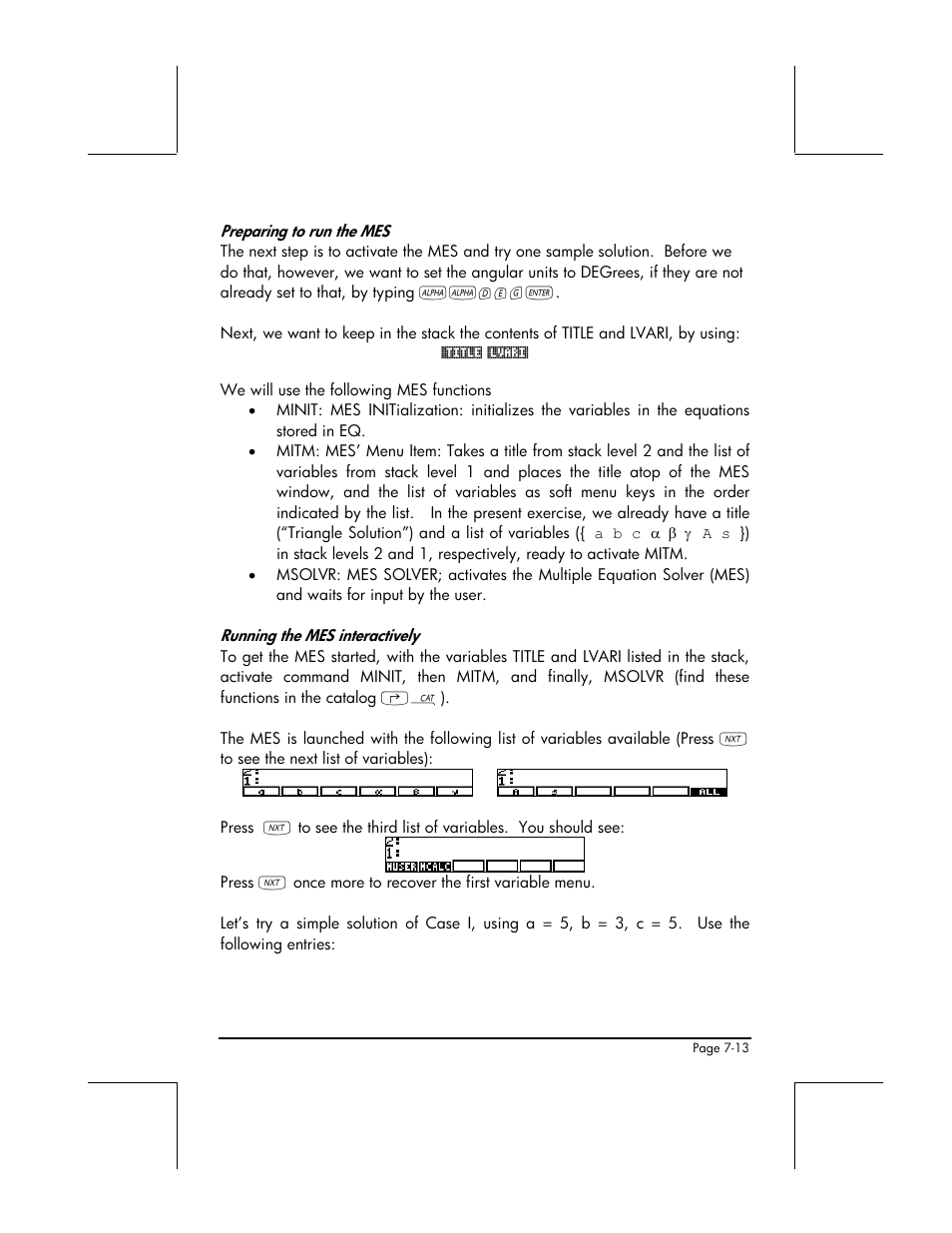 HP 48gII User Manual | Page 247 / 864