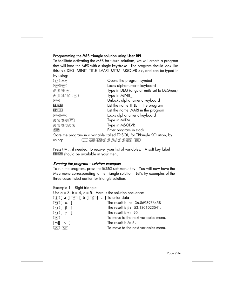 HP 48gII User Manual | Page 250 / 864