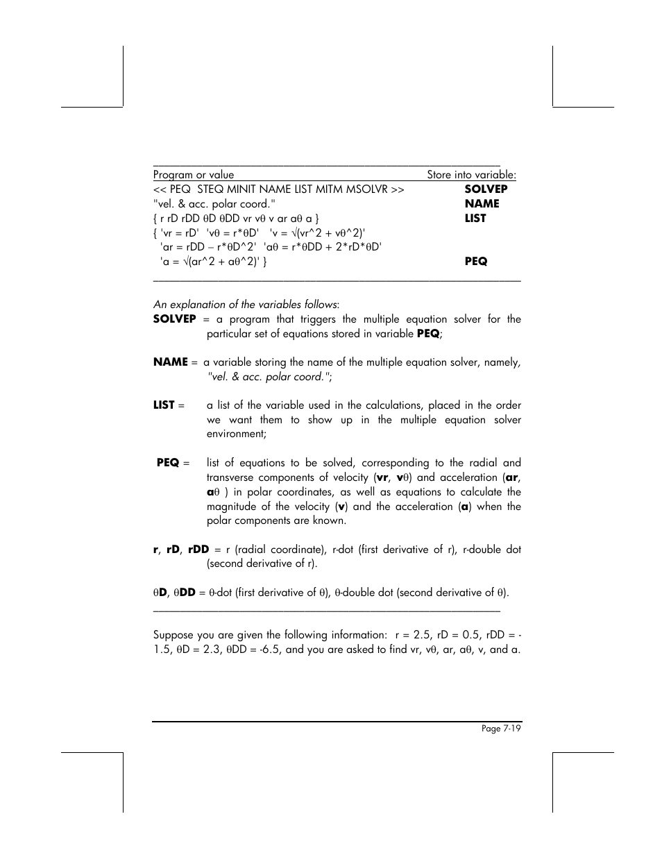 HP 48gII User Manual | Page 253 / 864