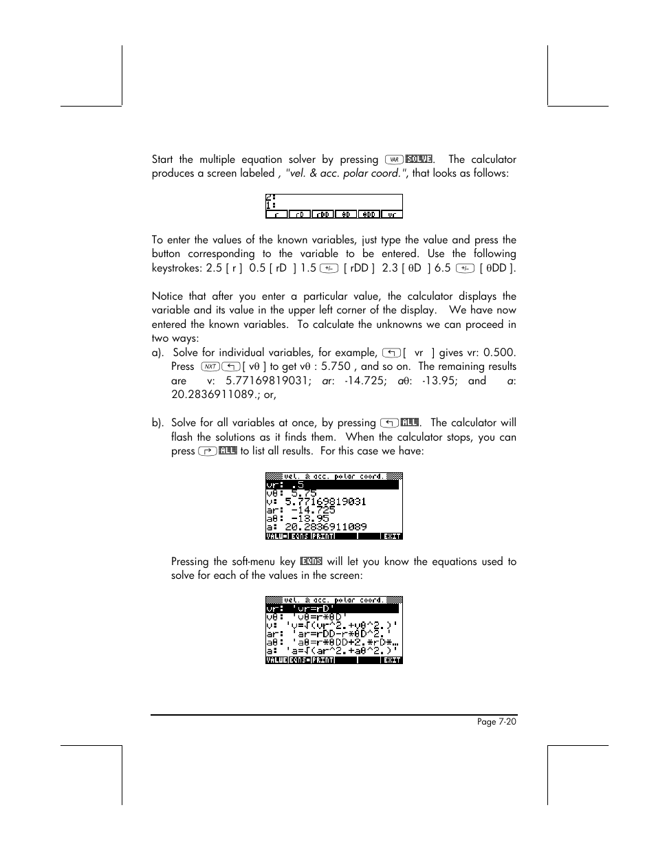 HP 48gII User Manual | Page 254 / 864