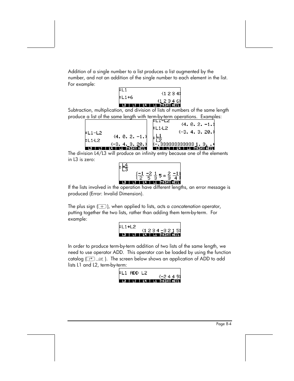 HP 48gII User Manual | Page 259 / 864