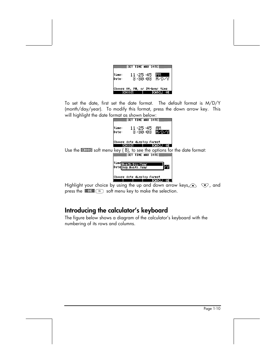 Introducing the calculator’s keyboard | HP 48gII User Manual | Page 39 / 864
