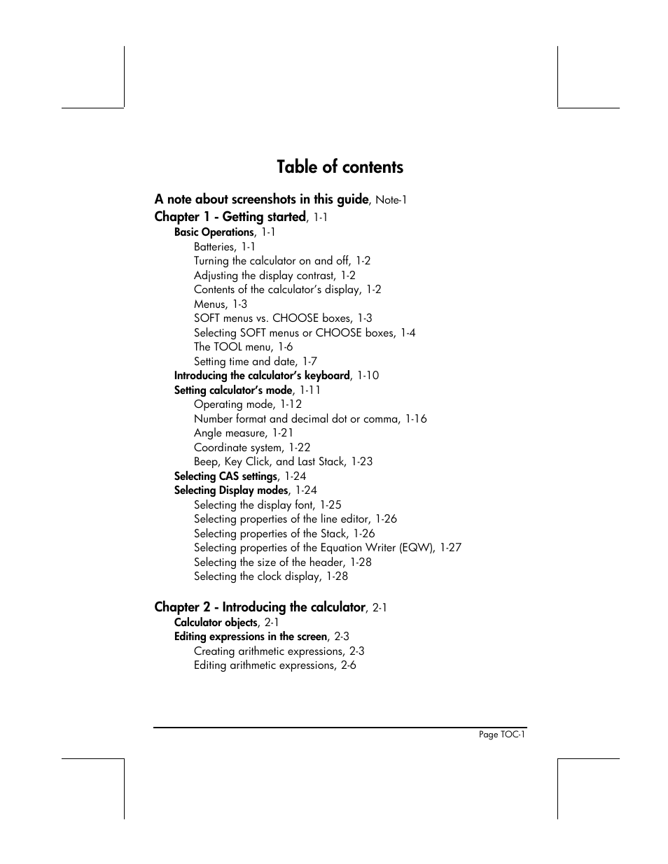 HP 48gII User Manual | Page 5 / 864