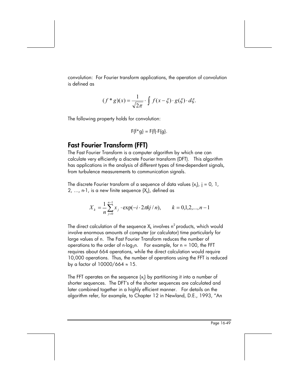 Fast fourier transform (fft) | HP 48gII User Manual | Page 527 / 864