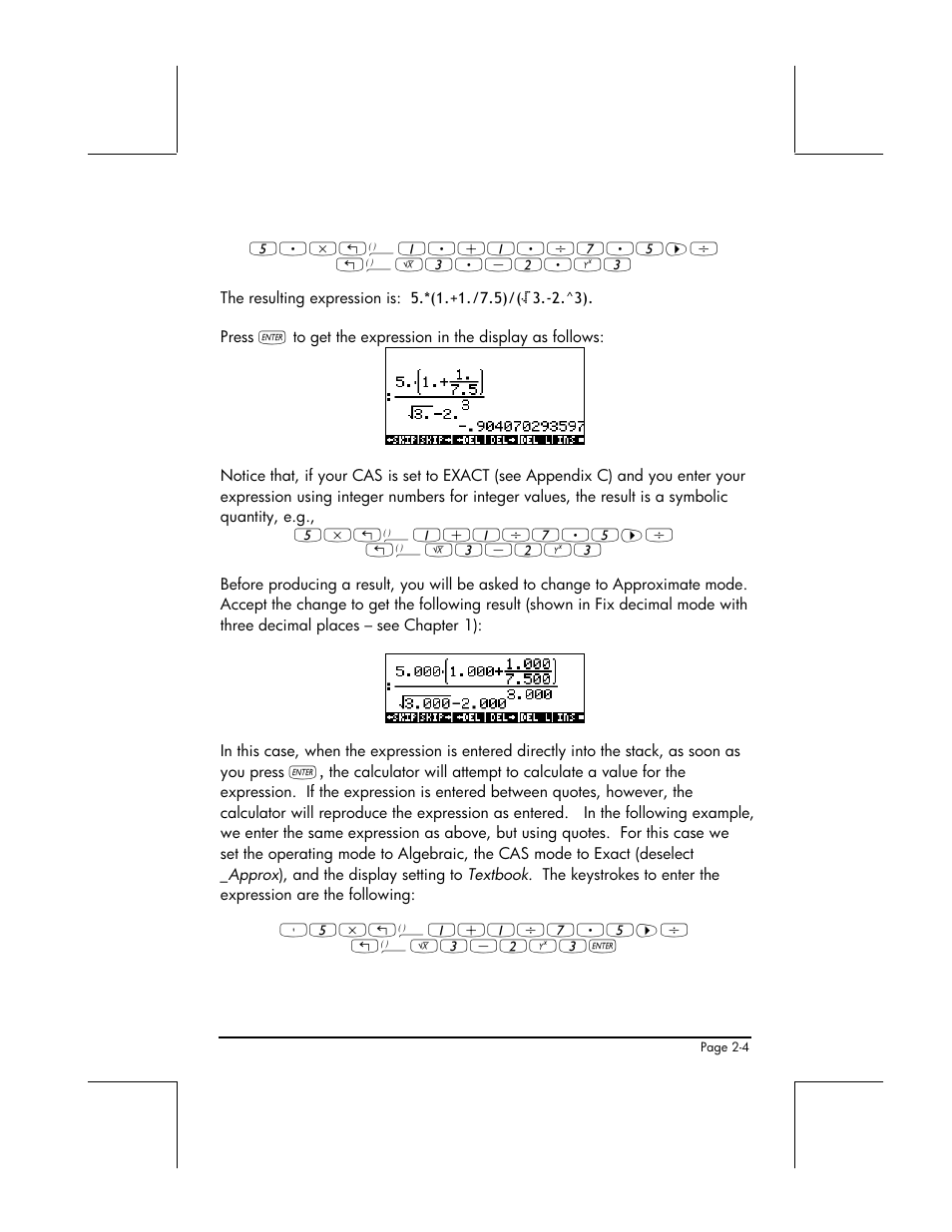 HP 48gII User Manual | Page 62 / 864