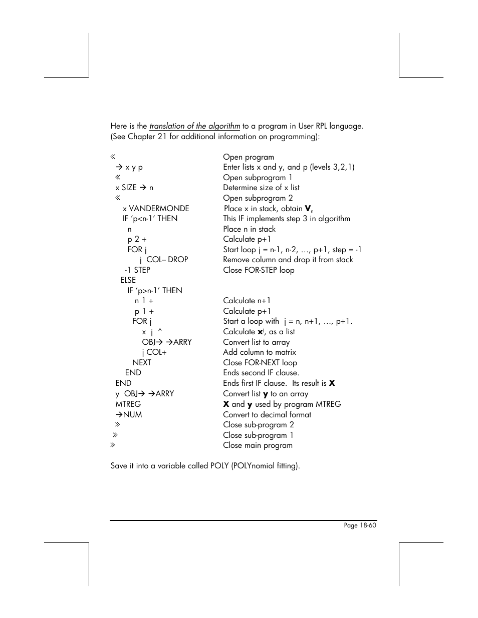 HP 48gII User Manual | Page 631 / 864