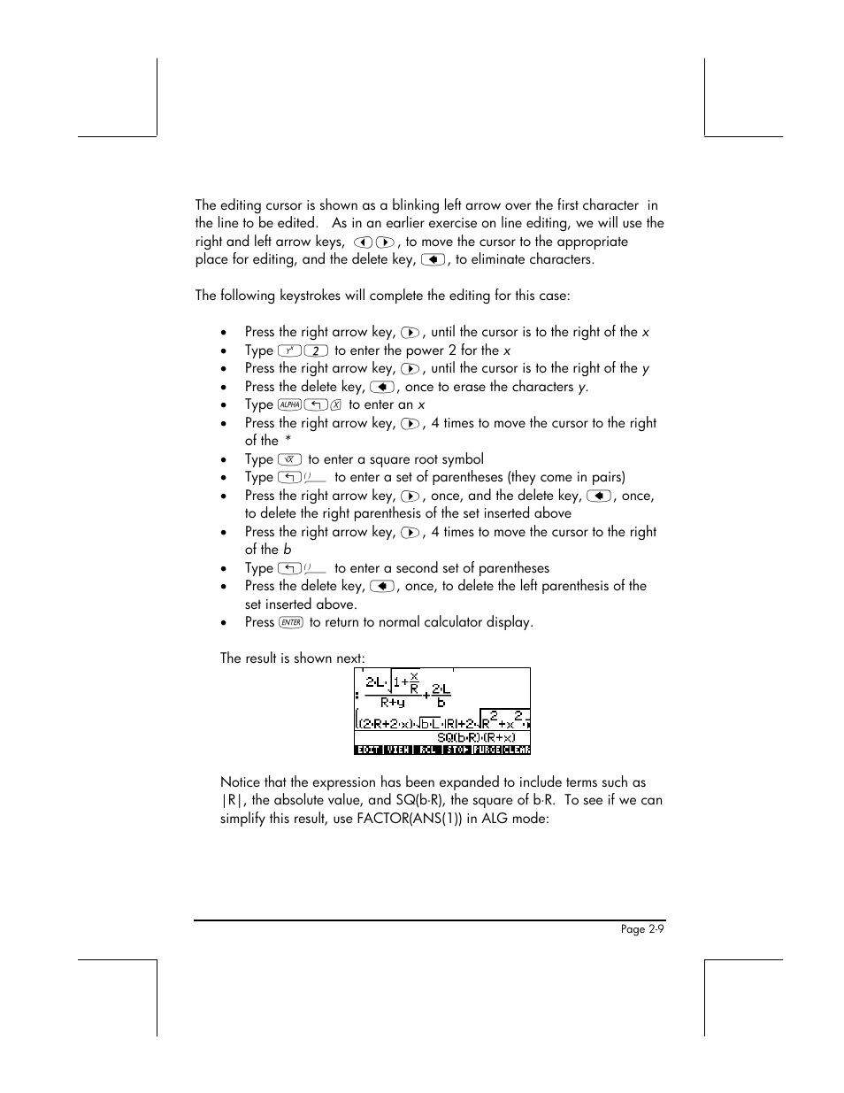 HP 48gII User Manual | Page 67 / 864