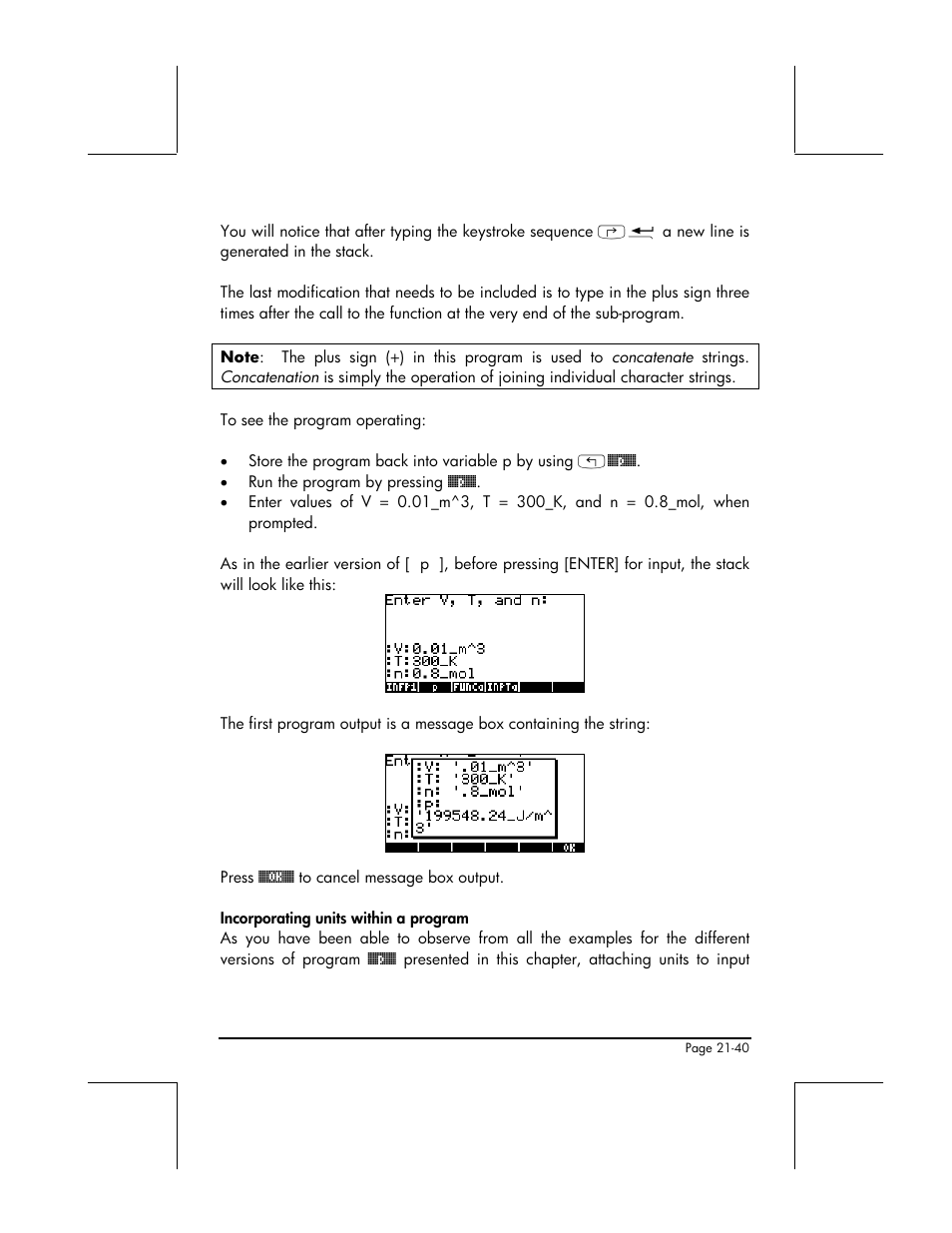 HP 48gII User Manual | Page 689 / 864