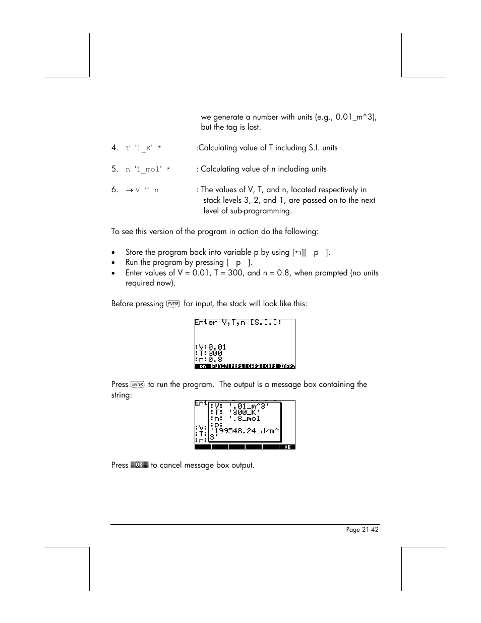 HP 48gII User Manual | Page 691 / 864