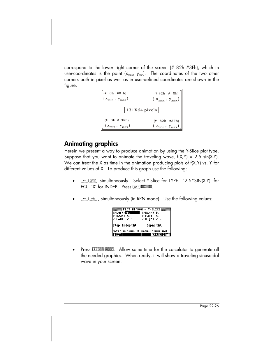 Animating graphics | HP 48gII User Manual | Page 742 / 864