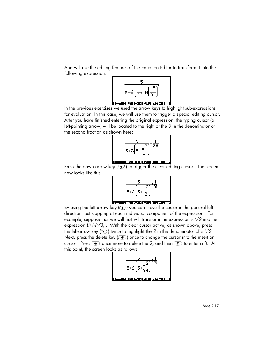 HP 48gII User Manual | Page 75 / 864