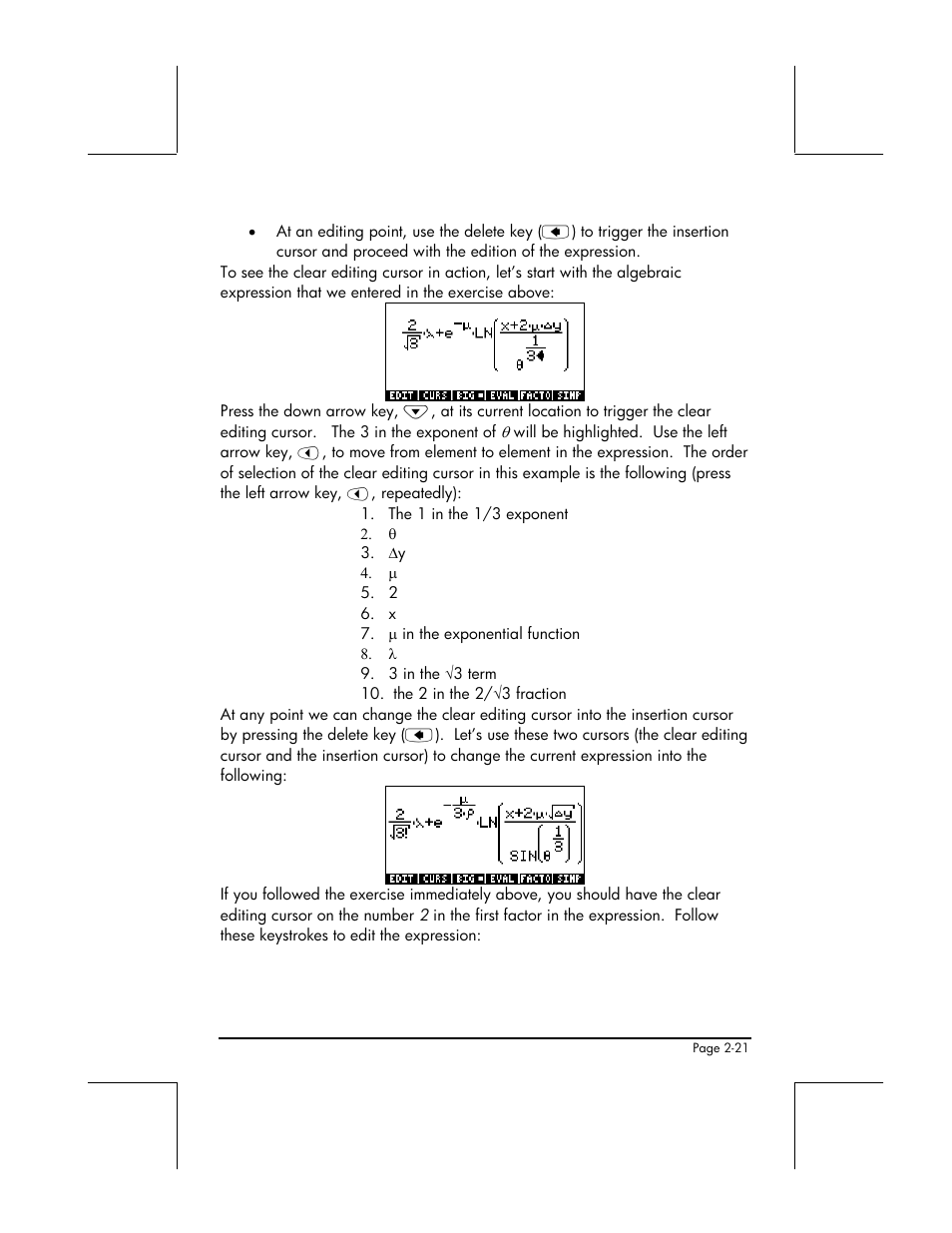 HP 48gII User Manual | Page 79 / 864