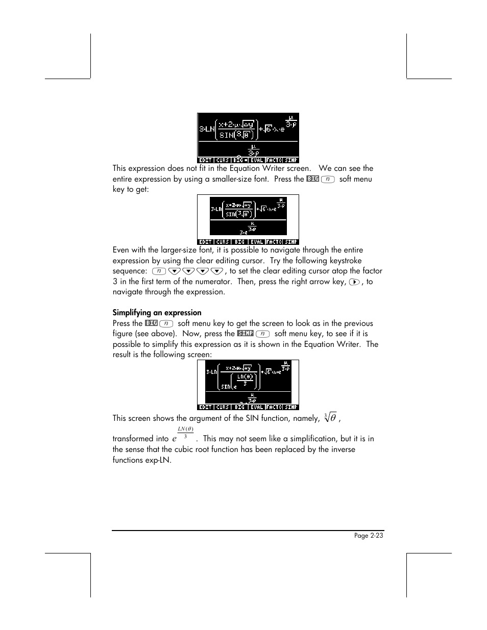HP 48gII User Manual | Page 81 / 864