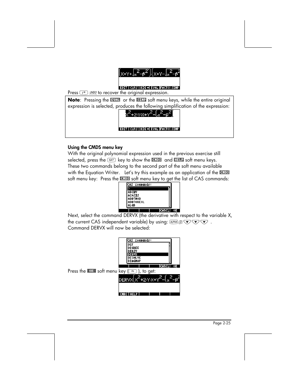 HP 48gII User Manual | Page 83 / 864
