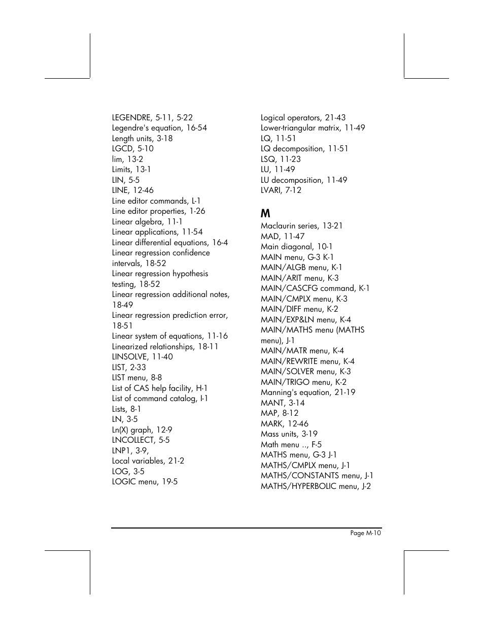 HP 48gII User Manual | Page 850 / 864