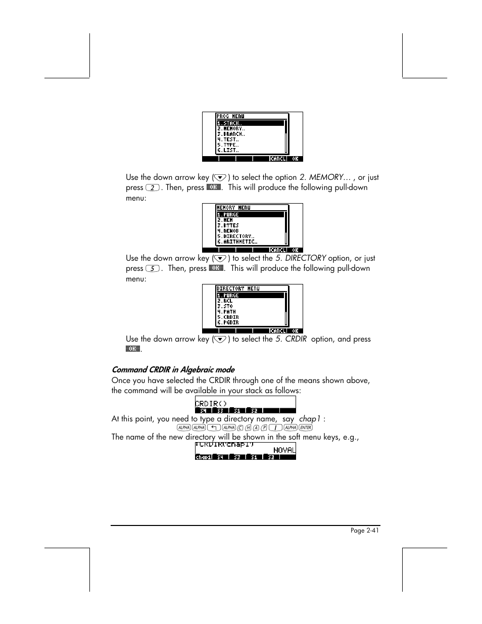 HP 48gII User Manual | Page 99 / 864