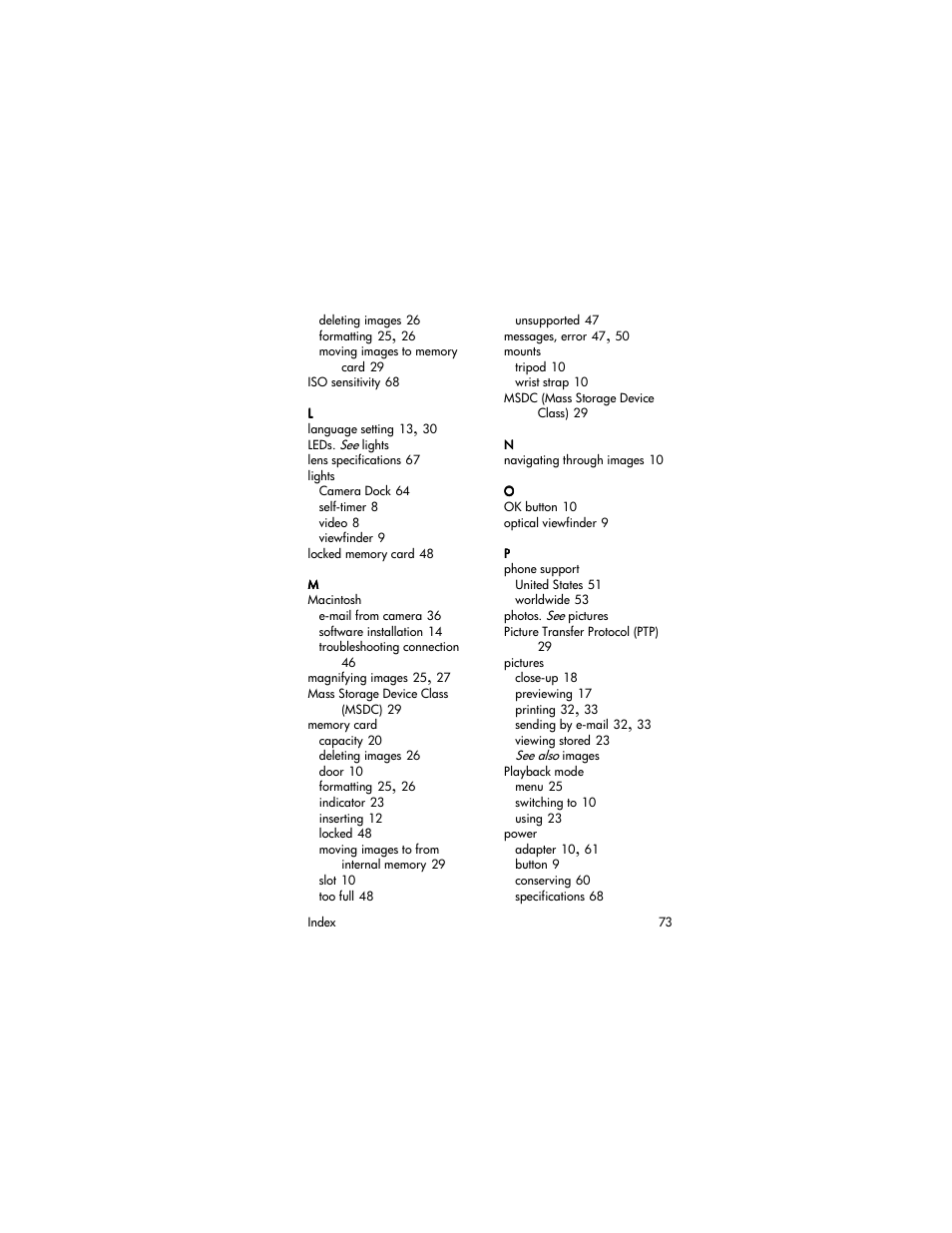 HP 320 User Manual | Page 75 / 80