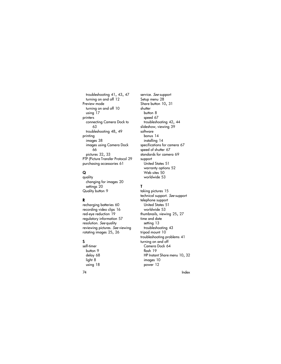 HP 320 User Manual | Page 76 / 80