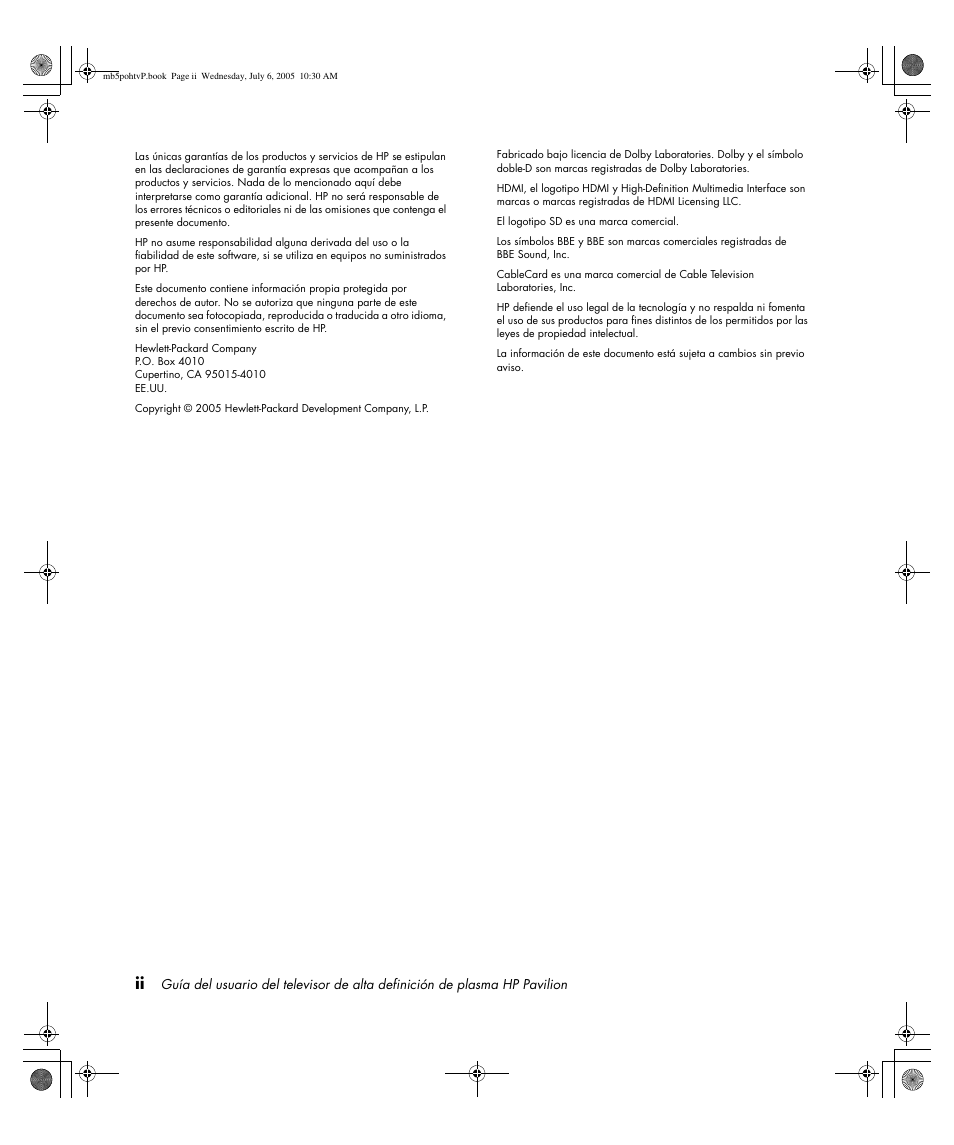 HP PL5000N User Manual | Page 196 / 294