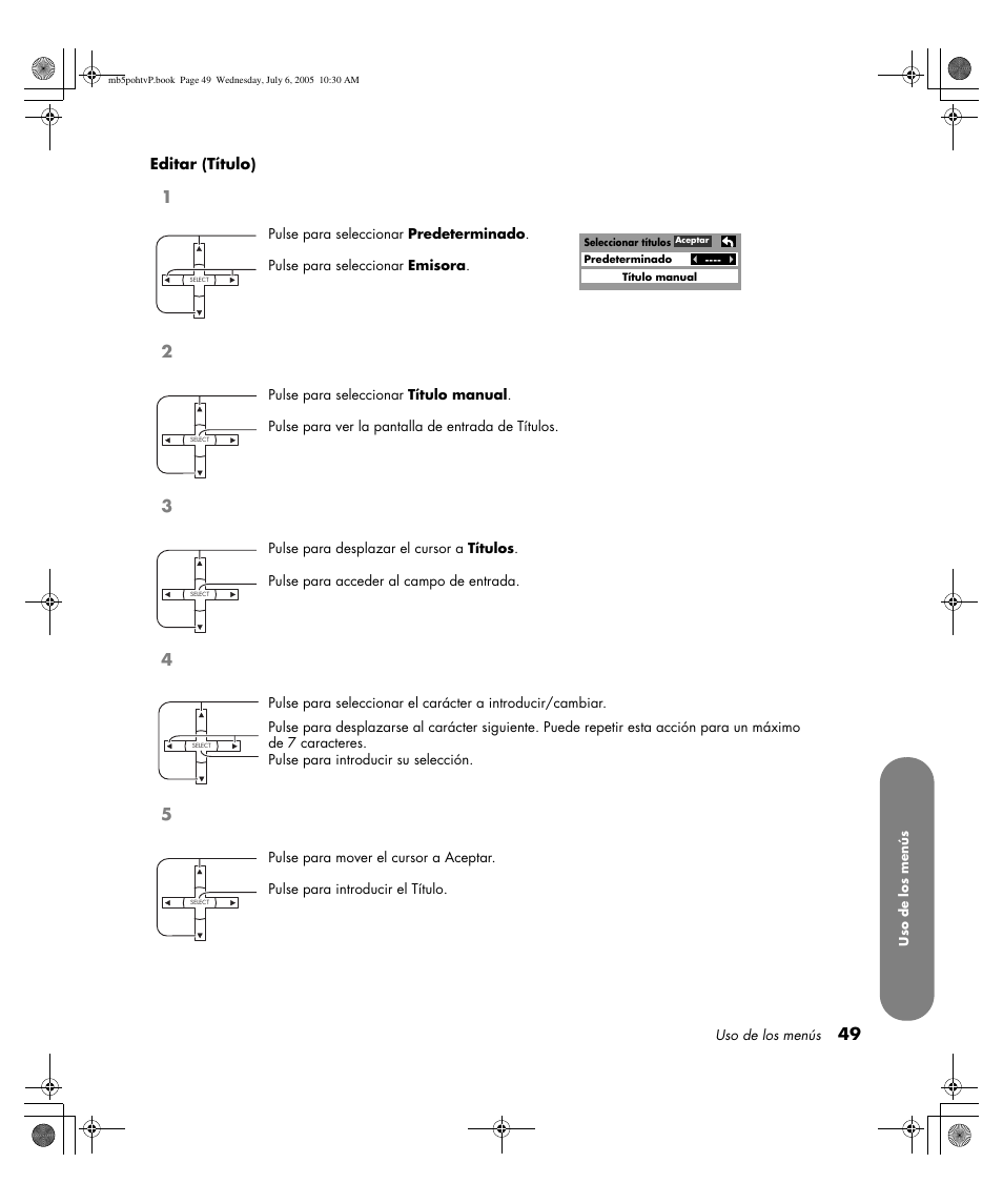 HP PL5000N User Manual | Page 253 / 294
