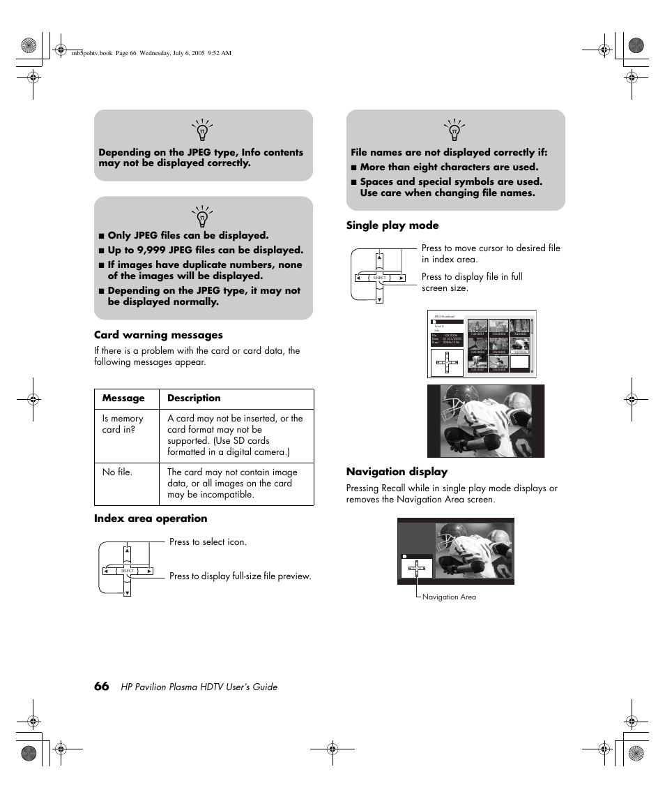 HP PL5000N User Manual | Page 74 / 294
