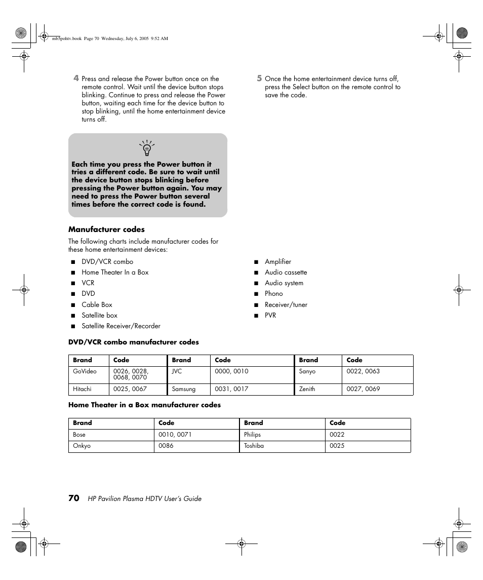 HP PL5000N User Manual | Page 78 / 294