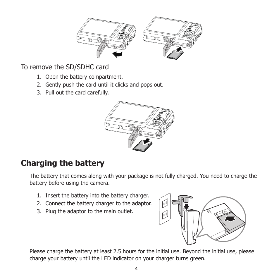 Charging the battery | HP PW550 User Manual | Page 15 / 93